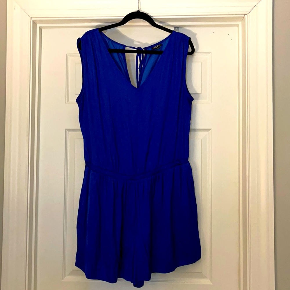 Loft Royal Blue Romper